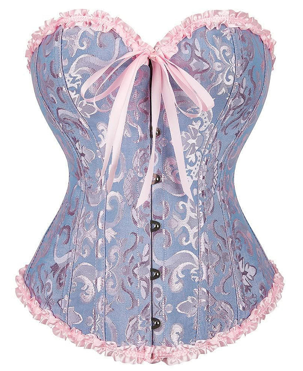 SZIVYSHI 14-Bone Overbust Corset Top