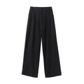 High waist slimming wide leg pants linen casual pants for women